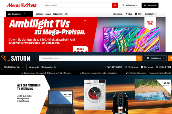 Tech-Analyse: Wie präsentiert sich MediaSaturn online?